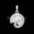 925 Sterling Silver Mushroom Pendant