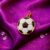 925 Sterling Silver Gold Plated Soccer Ball Pendant