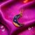 925 Sterling Silver Gold Plated Crescent Moon Pendant