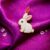 925 Sterling Silver Rabbit Pendant