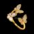 925 sterling silver Adjustable Butterfly Ring