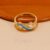 925 Sterling Silver Turquoise Infinity Adjustable Ring