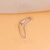 925 Sterling Silver Fancy Curved Carabiner Lock