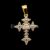 925 Sterling Silver Diamond Cross Pendant
