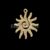 925 Sterling Silver Sun Pendant