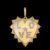 925 Sterling Silver LOVE Heart Pendant
