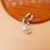 925 Sterling Silver Multi-Color Baguette Carabiner Lock