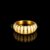 925 Sterling Silver White Enamel Dome Ring