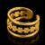 925 Sterling Silver Floral Open Band Ring