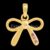 925 Sterling Silver Bow Pendant