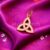 Pink Celtic Trinity Knot Charm Pendant