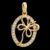 925 Sterling Silver Butterfly Oval Pendant