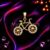 925 Sterling Silver Bicycle Pendant, Gold Vermeil Bike Necklace