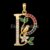 925 Sterling Silver Personalized Letter P Pendant
