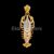 925 Sterling Silver Lobster Pendant