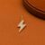 925 Sterling Silver Pave diamond Lightning Bolt Pendant Charm