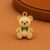 925 Sterling Silver Teddy Bear Enamel Pendant