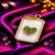 Emerald Heart Charm Pendant, White Enamel Tag Pendant