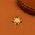 925 Sterling Silver Celestial Sunburst Enamel Pendant Charm