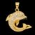 925 Sterling Silver Dolphin Pendant