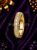 925 Sterling Silver Charm Holder, Gold Plated Eternity Band for Charms