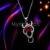 Red Gemstone Kitty Charm