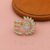 925 Sterling Silver Baguette & Marquise Halo Statement Ring