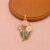 925 Sterling Silver Mixed Flower Bouquet Pendant