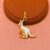 925 Sterling Silver Kangaroo and Joey Enamel Pendant