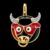 925 Sterling Silver Bull Head Pendant