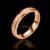 Rose Gold Stardust Texture Band Ring