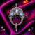 925 Sterling Silver Charm Holder, Oxidized Moonstone & Push Gate Clasp