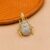 925 Sterling Silver Diamond Beetle Pendant