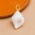925 Sterling Silver White Conch Shell Pendant