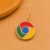 925 Sterling Silver Colorful Browser Icon Pendant