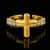 925 Sterling Silver Elegant Cross Ring