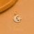 925 Sterling Silver Moon Star Pendant