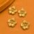 One Pcs 925 Sterling Silver Plumeria Flower Pendant