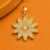 925 Sterling Silver Floral Pendant