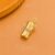 925 Sterling Silver Gold Plated Champagne Pendant