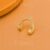 925 Sterling Silver Gold Plated Horseshoe Pendant