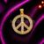 925 Sterling Silver Peace Sign Pendant