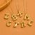 One Pcs 925 Sterling Silver Bubble Letter Pendant Necklace