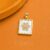 925 Sterling Silver Mother of Pearl Paw Print Pendant