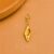 925 Sterling Silver Gold Plated Seashell Charm Pendant
