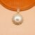 925 Sterling Silver Pearl Sunburst Pendant