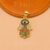 925 Sterling Silver Hamsa Hand Pendant