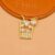 925 Sterling Silver Cocktail Glass Pendant