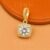 925 Sterling Silver Solitaire  Pendant