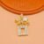 925 Sterling Silver Bow Square Pendant